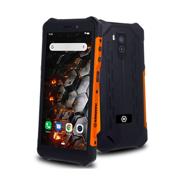 Myphone hammer iron 3 lte negro naranja móvil 4g resistente ip68 dual sim 5.45'' ips hd/8core/32gb/3gb ram/13mp/5mp