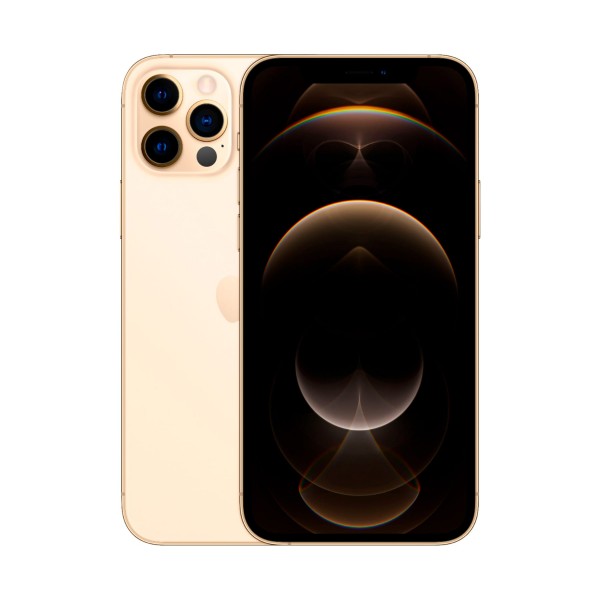 Apple iphone 12 pro 5g gold / reacondicionado / 4+256gb / 6.1" amoled full hd+