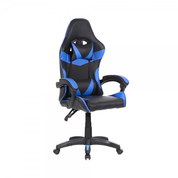 Silla gaming ergonómica y reclinable modelo black & blue edm