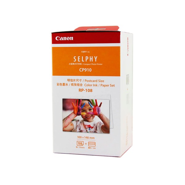 Canon rp-108 recambio para canon selphy cartucho + papel