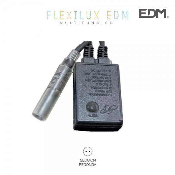 Programador tubo flexilux 2 vias ip44 máx.20 m