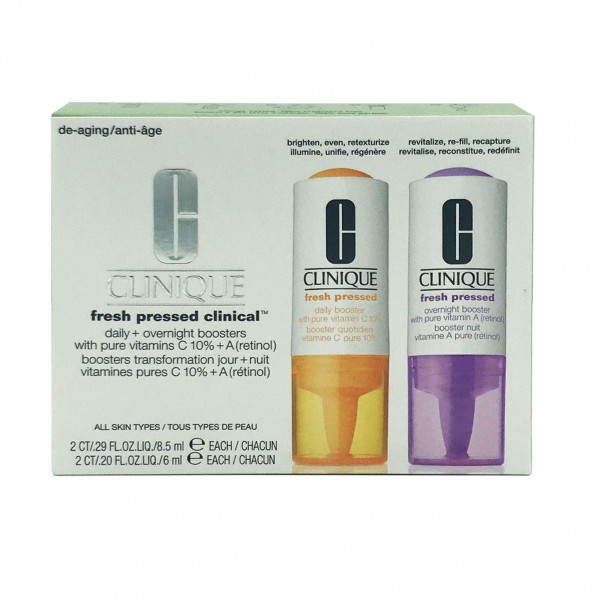 Clinique fresh pressed vitamina c y vitamina a kit 6ml
