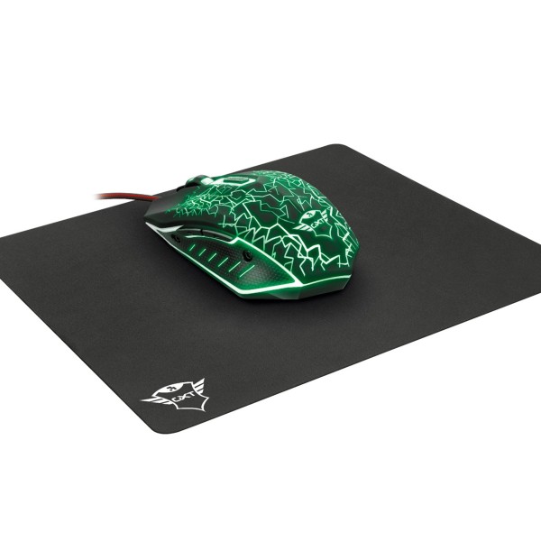 Trust  gxt783 izza mouse & pad /  rgb ratón gaming + alfombrilla