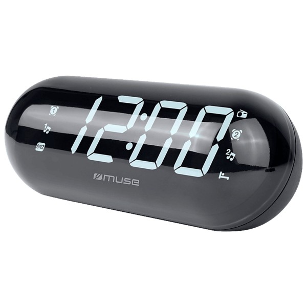 Muse m-19 gl negro / radio despertador