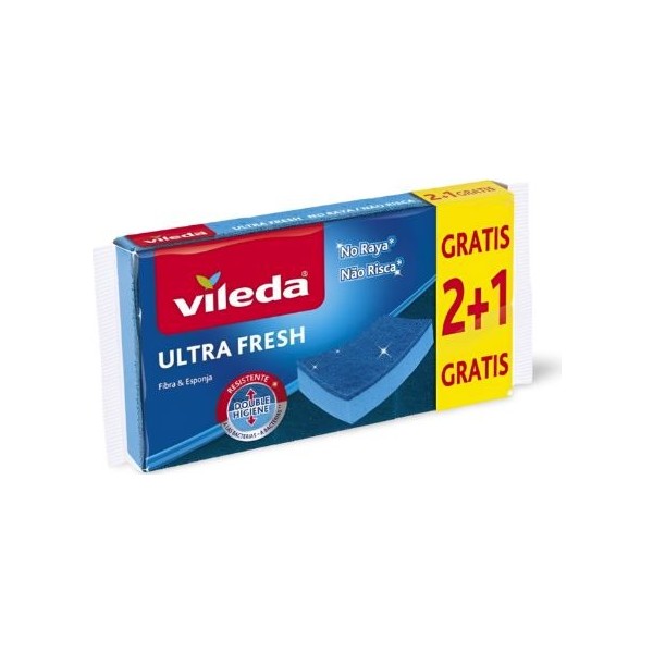 Vileda ultra fresh no raya 2+1 GRATIS Azul