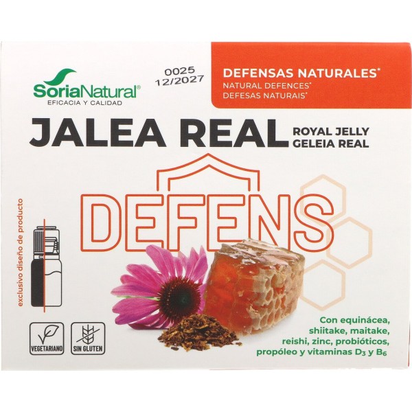Soria Natural Jalea Real Defens 20 Viales 12ml