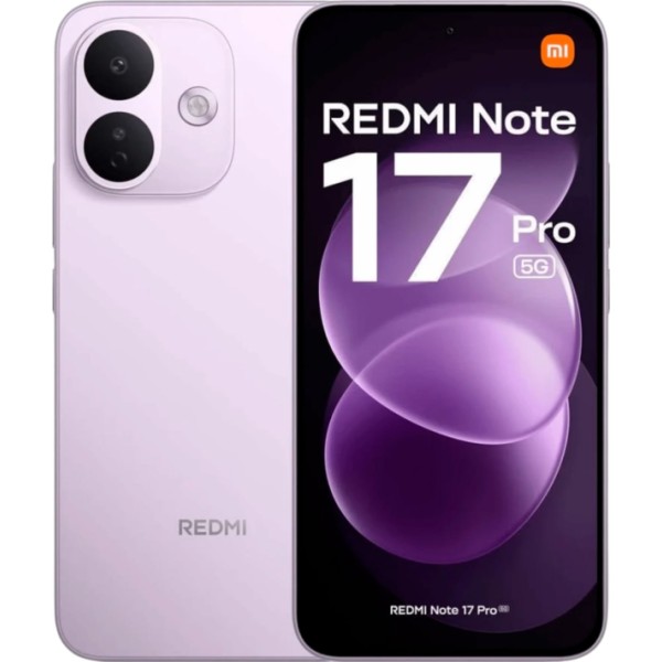 Xiaomi redmi note 17 pro 5g púrpura / 6+256gb / 6.83" amoled 120hz full hd+