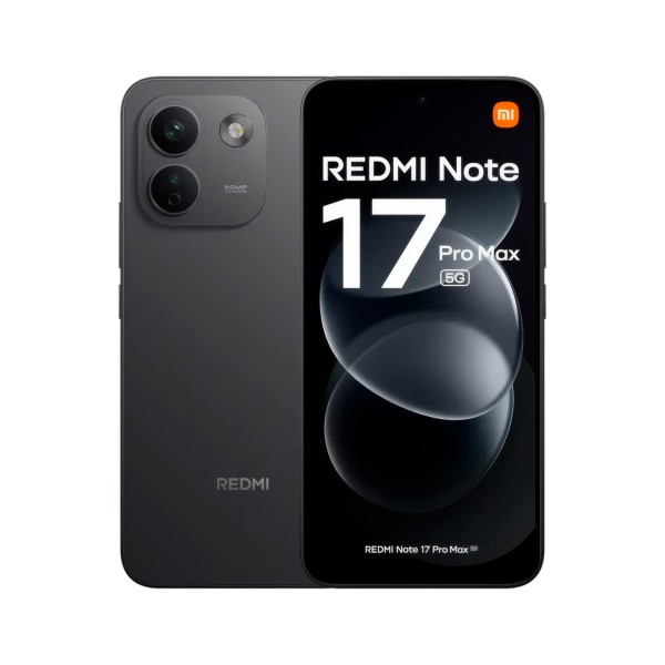 Xiaomi redmi note 17 pro max 5g negro / 8+256gb / 6.83" amoled 120hz full hd+