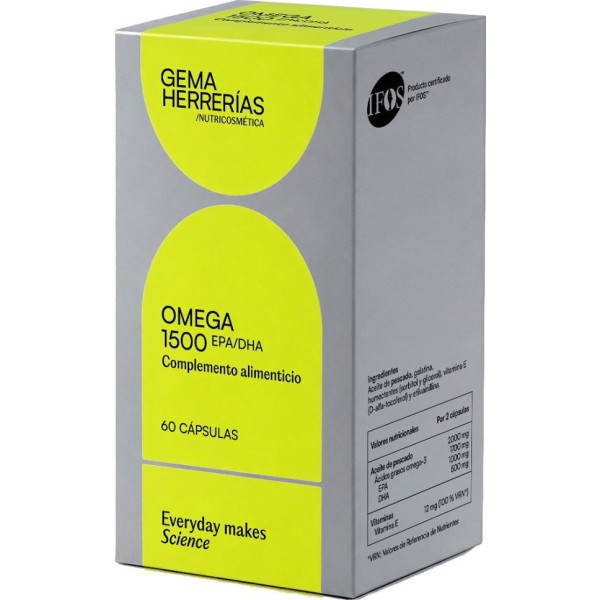 Gema Herrerías Omega 1500 EPA/DHA 60 Cápsulas.